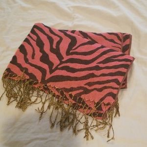 Zebra Striped Wrap/Scarf